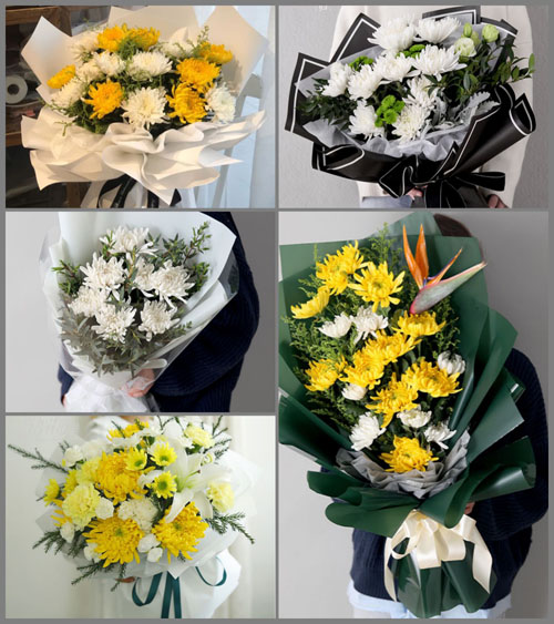 河北唐山市滦南县宋道口镇中麻地村白事花束代送